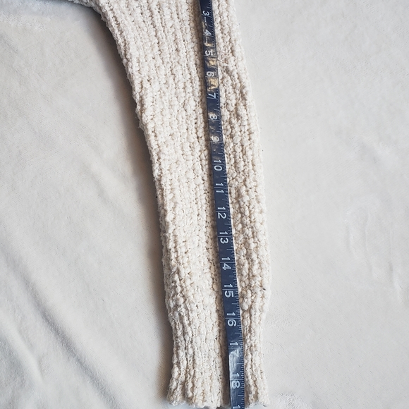 Forever 21 Hooded Long Sleeve V-neck Knit Small Sweater - Picture 8 of 12